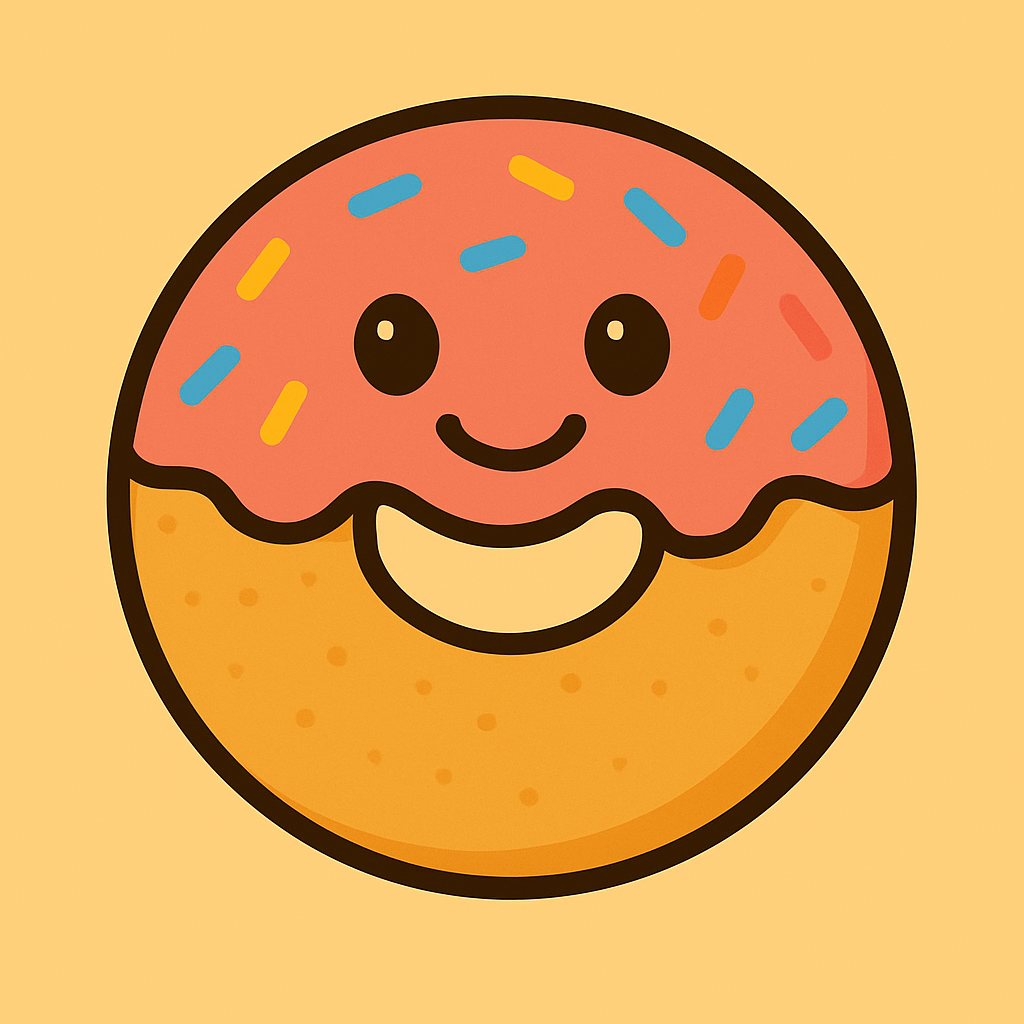 $YUM donut mascot